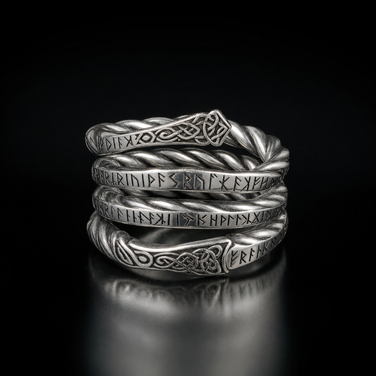 Viking Draupnir Coil Ring for Men (Ring of Odin)