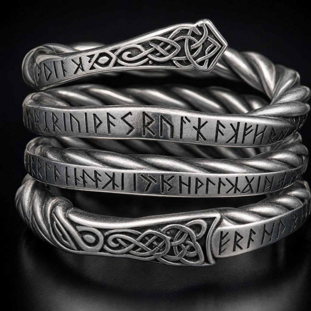 Viking Draupnir Coil Ring for Men (Ring of Odin)