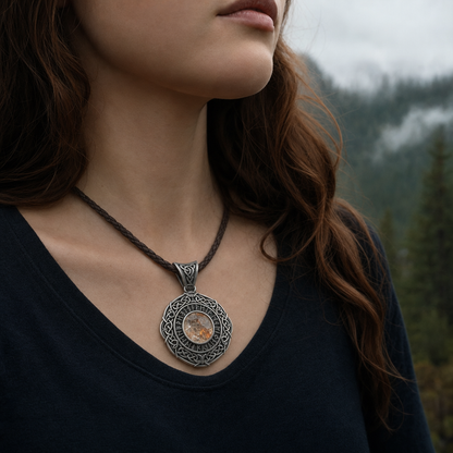 Viking Sunstone (Solarsteinn) Navigation Pendant for Men