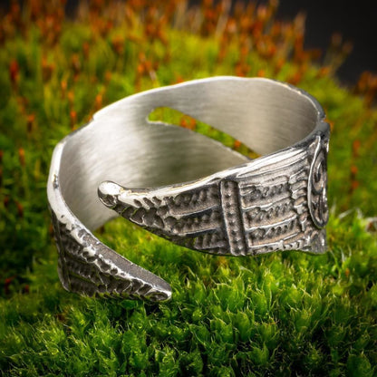 Vintage Nordic Raven Adjustable Ring