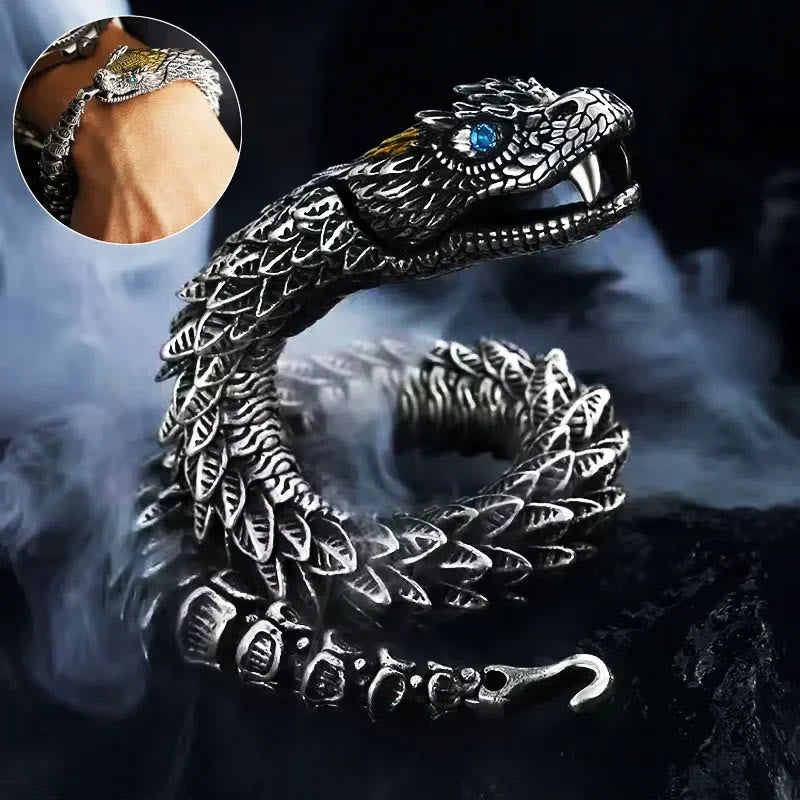 Jormungandr Personalized Rattlesnake Bracelet