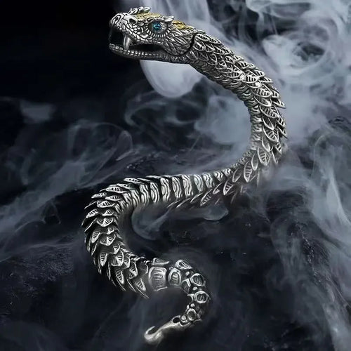 Jormungandr Personalized Rattlesnake Bracelet