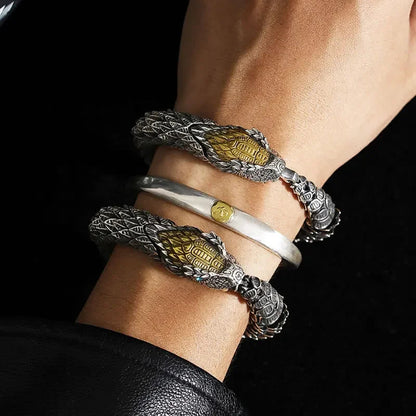 Jormungandr Personalized Rattlesnake Bracelet