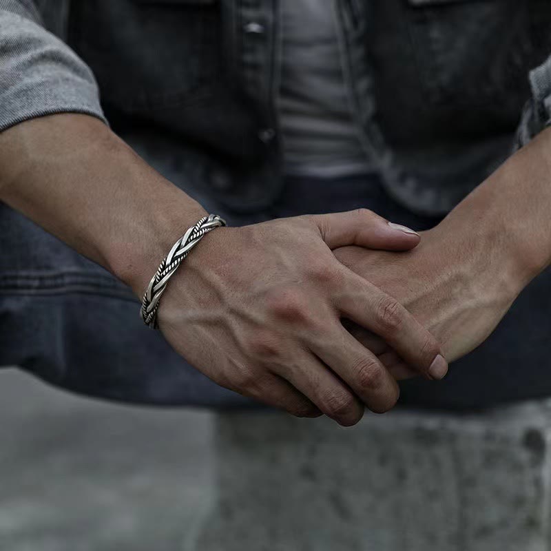 Viking Retro Celtic Knot Twist Bracelet