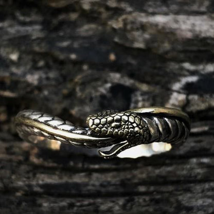 Personality Viking Snake Opening Ring