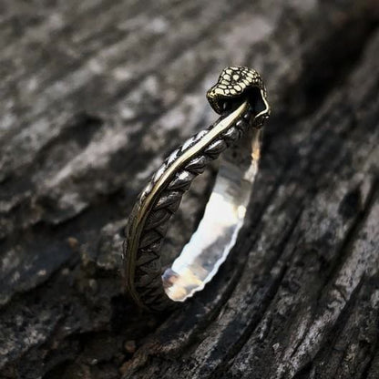 Personality Viking Snake Opening Ring