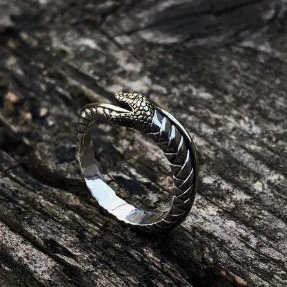 Personality Viking Snake Opening Ring