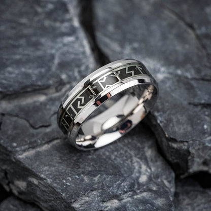 Norse Elder Futhark Rune Ring