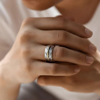 The Wings Of Raven Feather Ring