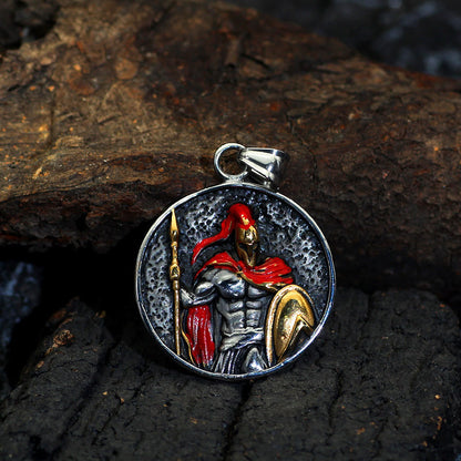 Spartacus Warrior Shield Pendant Necklace