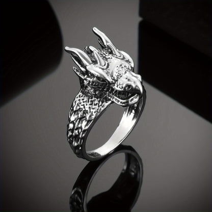 Jormungandr Dragon Head Viking Ring