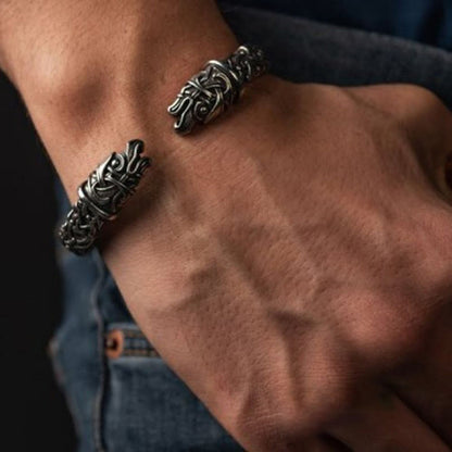 Fenrir The Wolf Handcrafted Bracelet