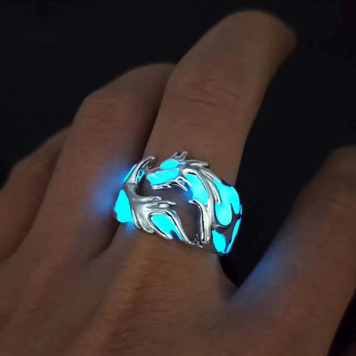 Luminous Glow In The Dark Dragon Ring