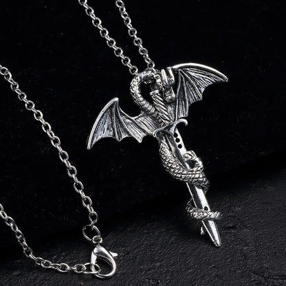 Pterosaur Golden Sword Luminous Necklace