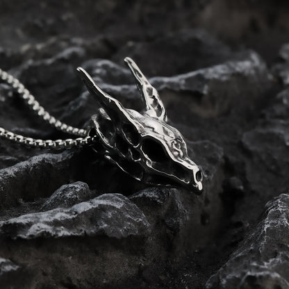 Dragon Spirit Skull Bone Necklace
