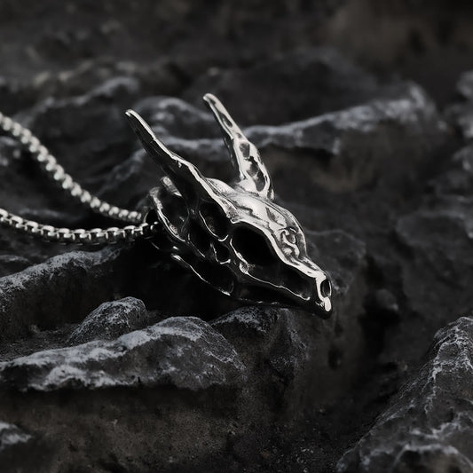 Dragon Spirit Skull Bone Necklace