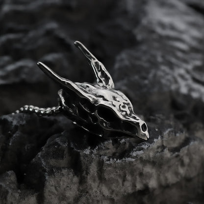 Dragon Spirit Skull Bone Necklace