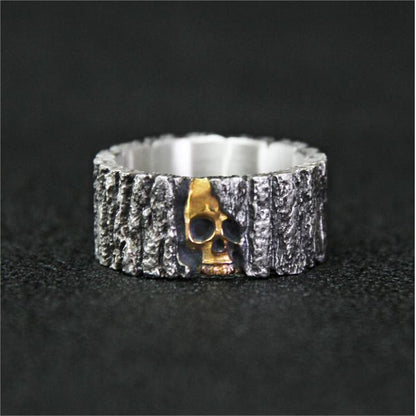 Immortality Skull Engraved Ring
