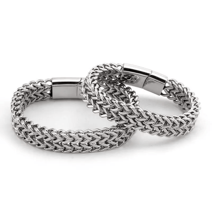 Classic Double Row Wheat Chain Bracelet