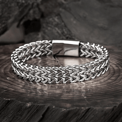 Classic Double Row Wheat Chain Bracelet