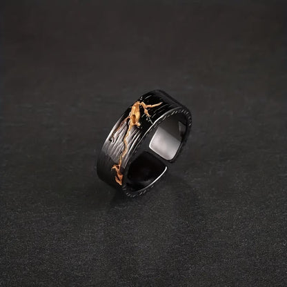 Golden Stone Ring