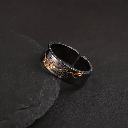 Golden Stone Ring
