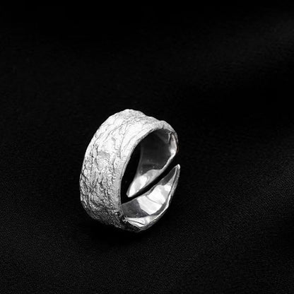 Hammered Fracture Ring