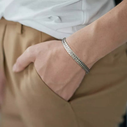 Stainless Steel Wheat Bracelet