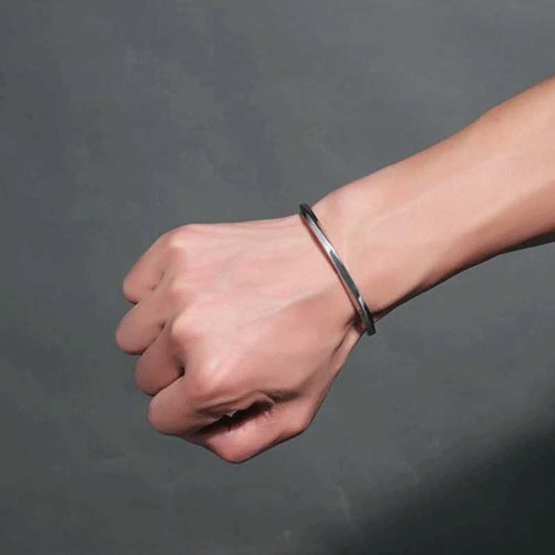 Spiral Twist Open Bracelet