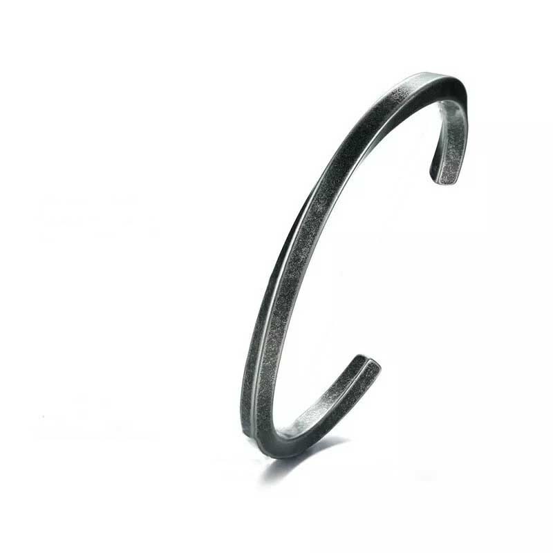Spiral Twist Open Bracelet