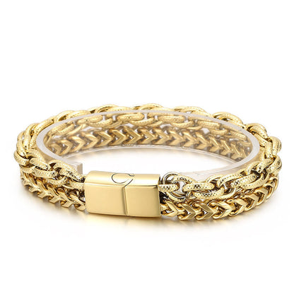 Heavy Chain Link Stainless Steel Bracelet