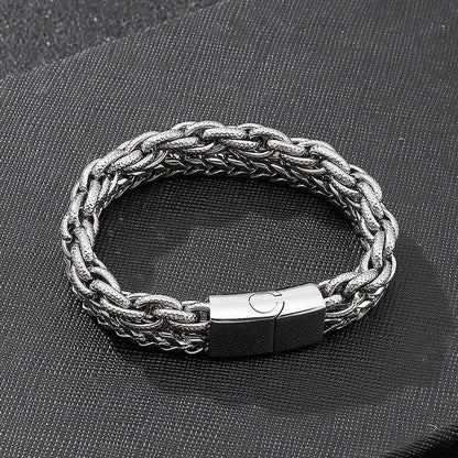 Heavy Chain Link Stainless Steel Bracelet