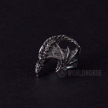 Dragon Open Design Gothic Ring
