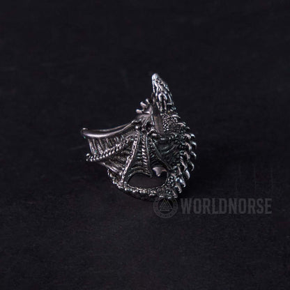 Dragon Open Design Gothic Ring