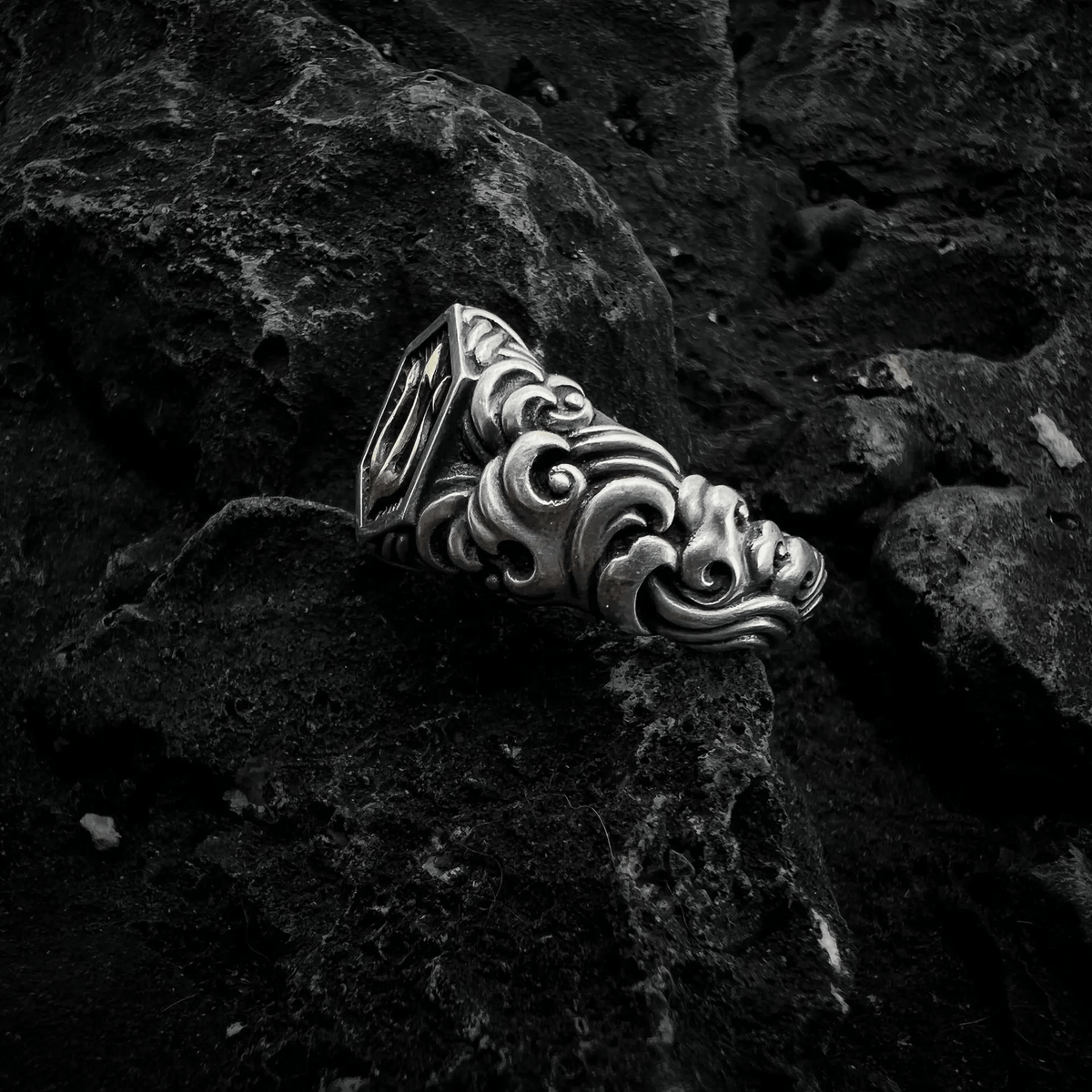 Poseidon Trident Battle Ring