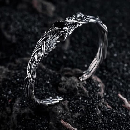 Dark Leaf Branch Bracelet