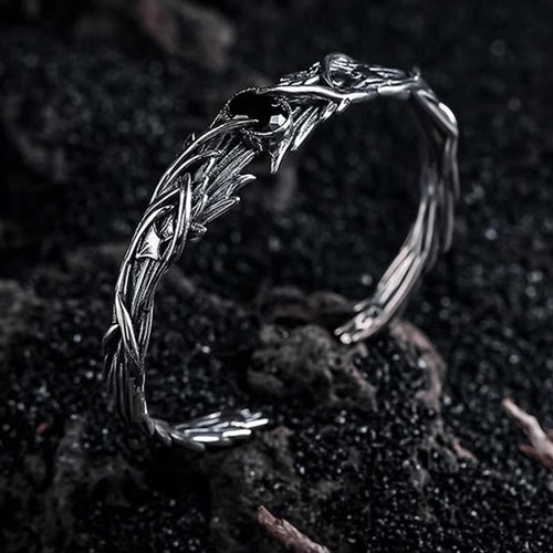 Dark Leaf Branch Bracelet
