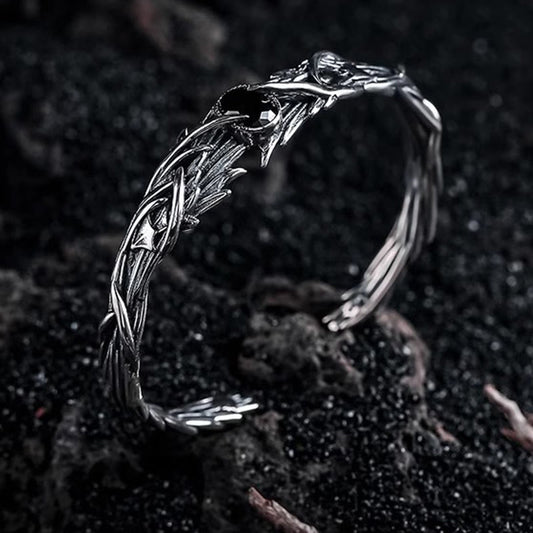 Dark Leaf Branch Bracelet