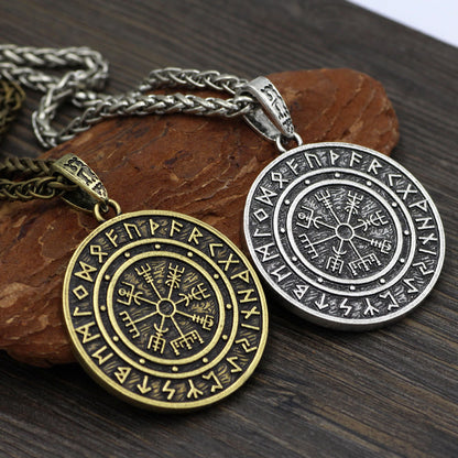 Vegvisir Rune Round Necklace