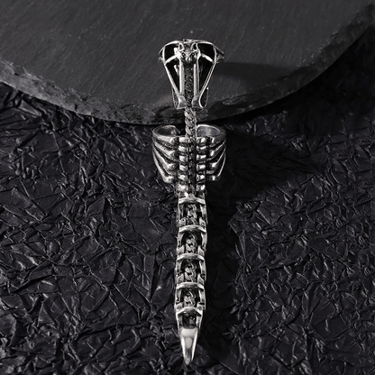 Gothic Scorpion Tail Adjustable Ring