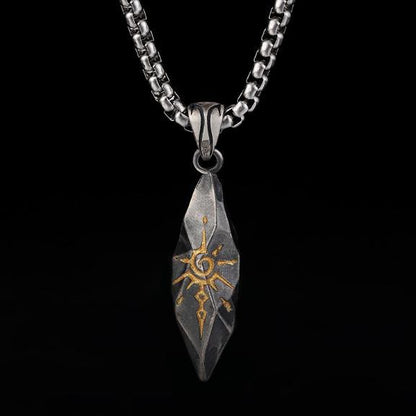 Handcrafted 925 Silver Wishing Stone Necklace