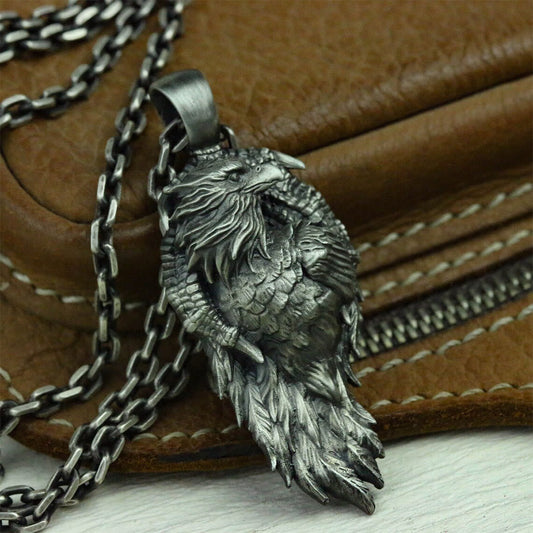 Claw Ensnared Eagle Necklace