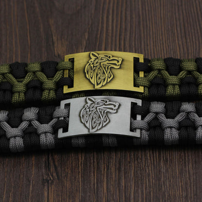 Braided Wolves Paracord Bracelet