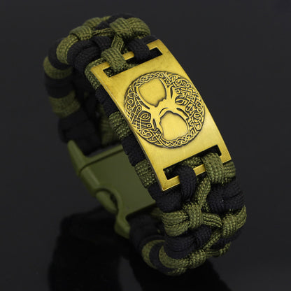 Braided Yggdrasil Bracelet