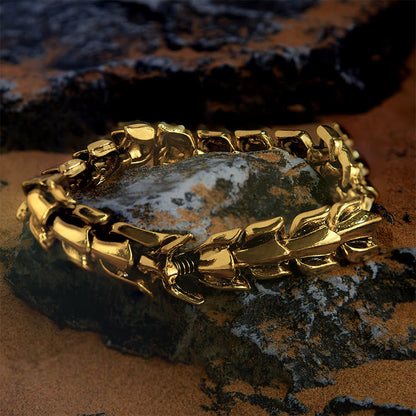 The Midgard Serpent - Stainless Steel Bracelet