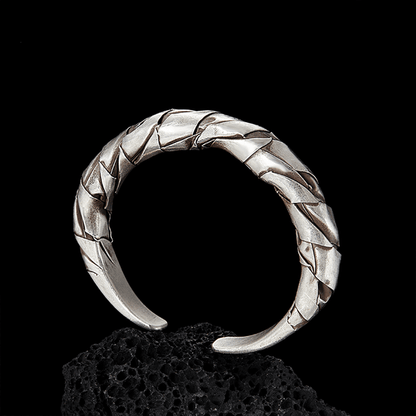 Handcrafted 925 Silver Braided Bracelet