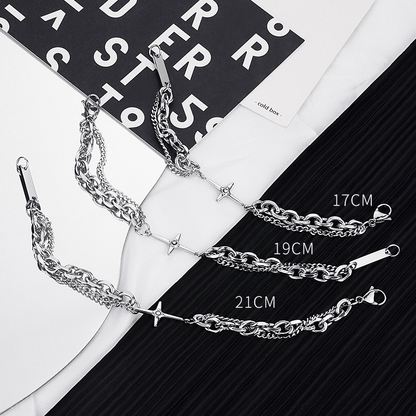 Starlight Charm Cable Chain Curb Chain Bracelet