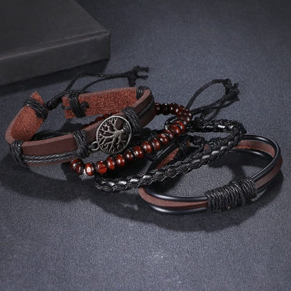 Tree Of Life Handmade Leather Bracelet