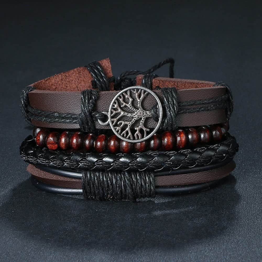 Tree Of Life Handmade Leather Bracelet