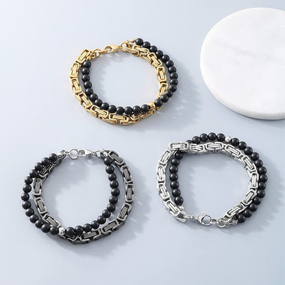 Vintage Emperor Chain Stainless Steel Bracelet